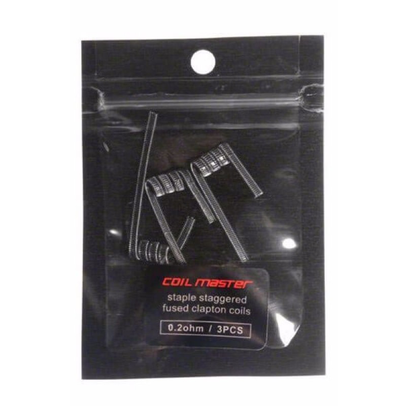 Coil Master Staple Staggered Fused Clapton Coil