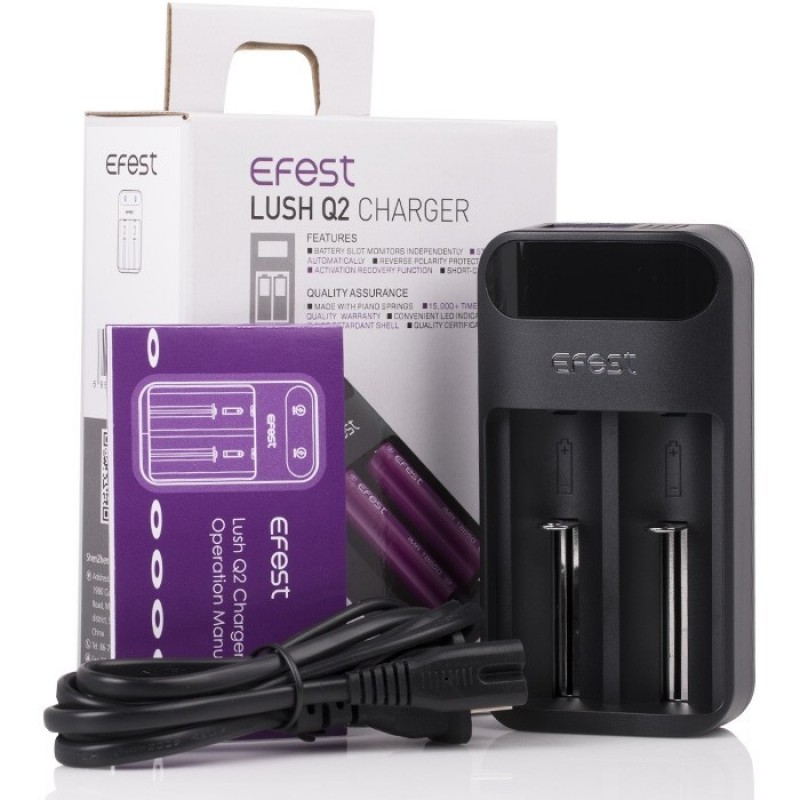 Efest Lush Q2 Charger and Au Plug