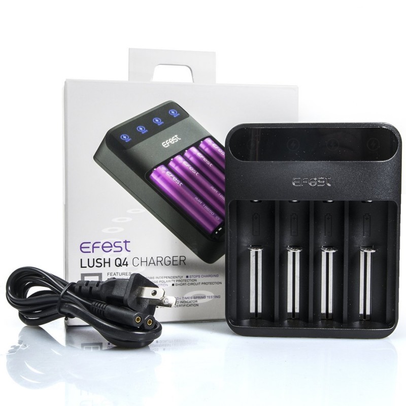 Efest Lush Q4 Charger and Au Plug