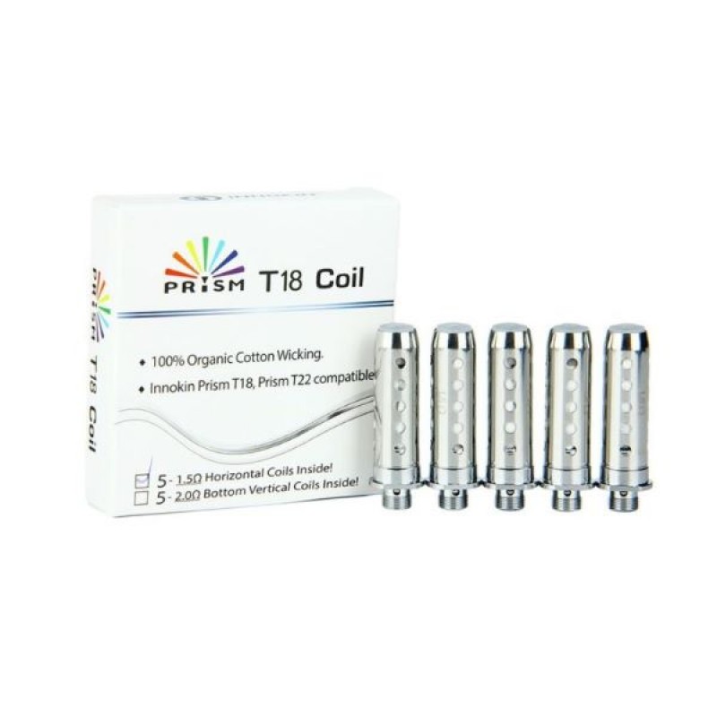 Innokin Prism T18/T22 Coils 5 Pack 1.5ohm