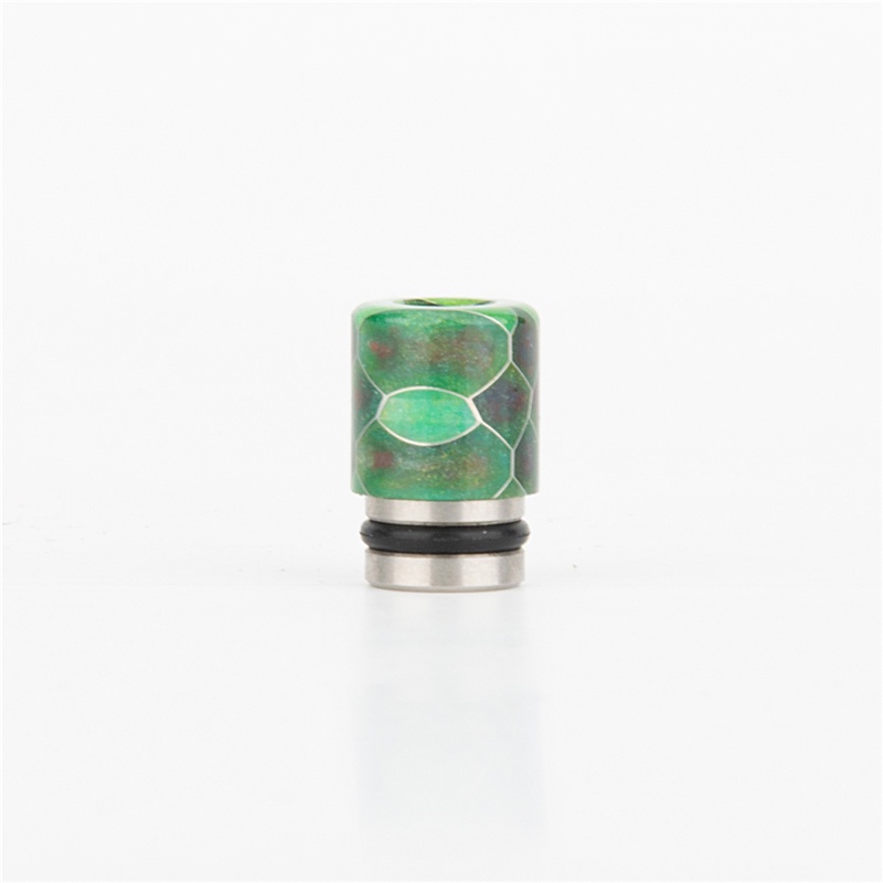 Premium Single Ring 510 Resin Snake Skin Drip Tip