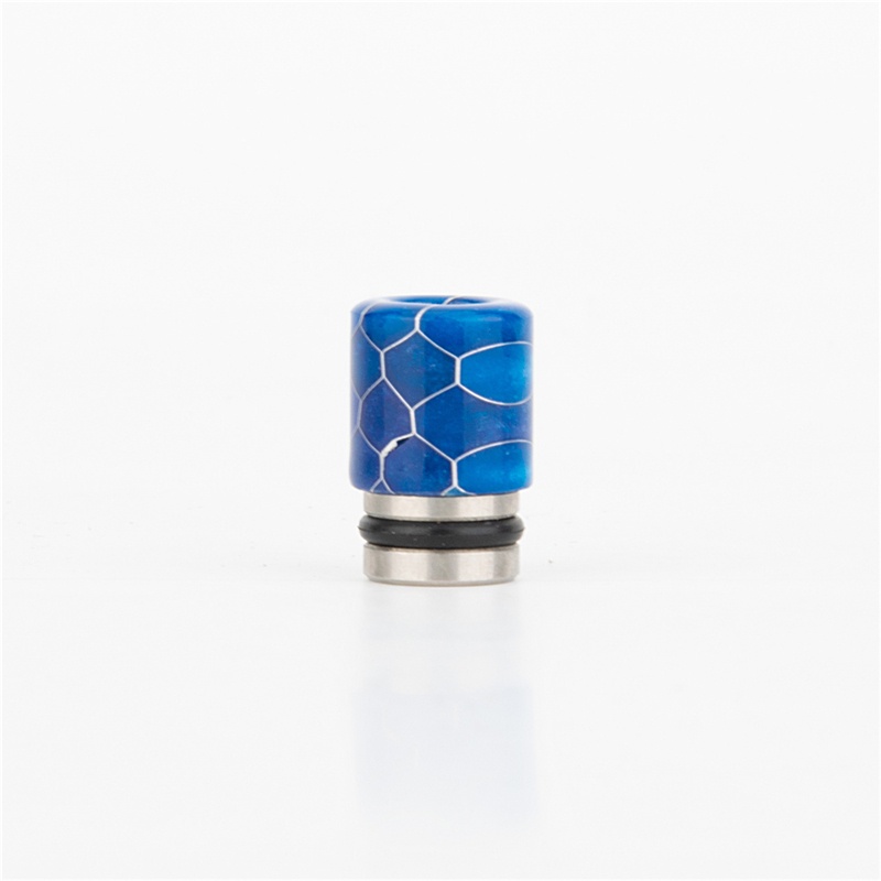 Premium Single Ring 510 Resin Snake Skin Drip Tip